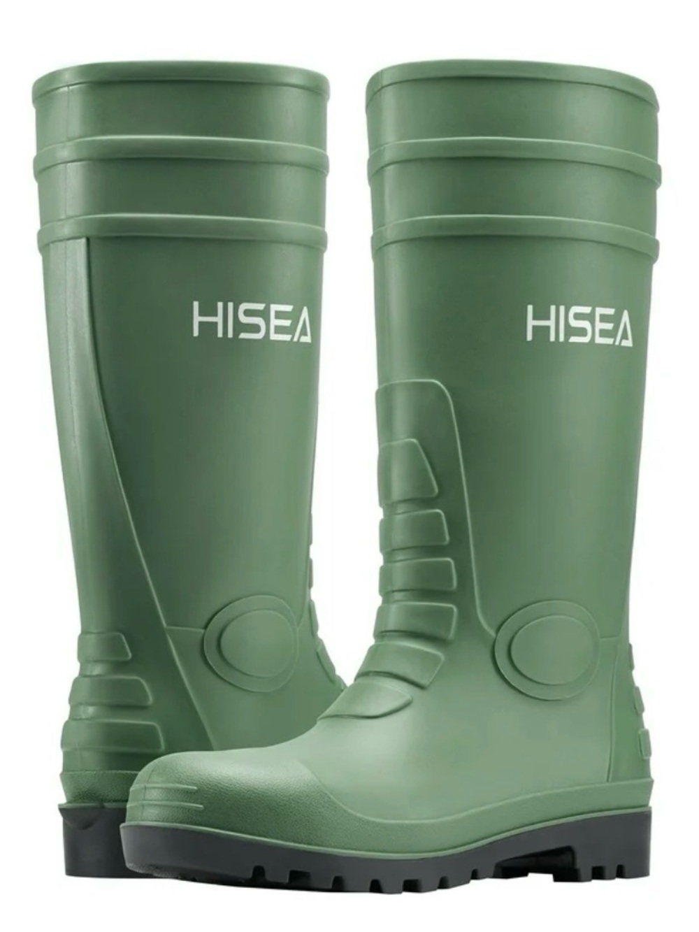 HISEA Women’s Olive Green Waterproof Winter Rain Boots